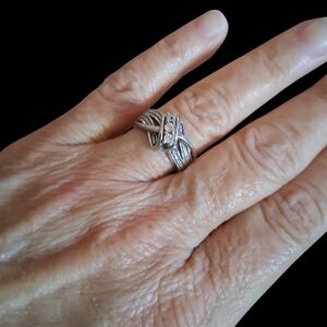 Kay Jewelers Silver Twisted Band Ring